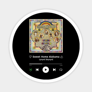 Stereo Music Player - Sweet Home Alabama Magnet